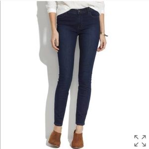 Madewell 10” high rise skinny jeans